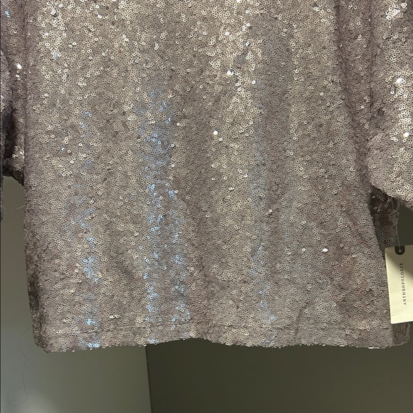 Anthropologie Lavender Sequin Blouse - Picture 6 of 9